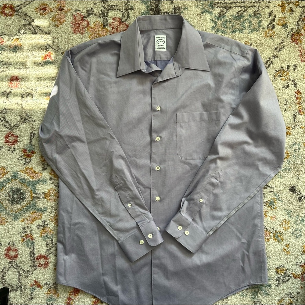 Men’s Pronto Uomo button down dress shirt size 16 34/35